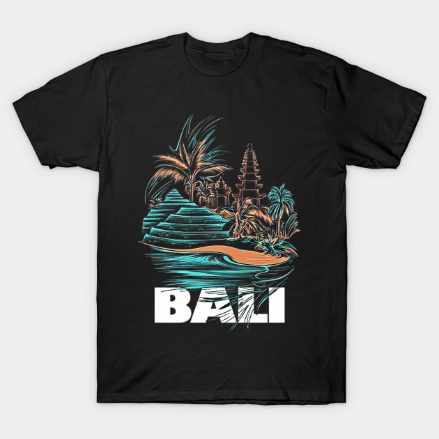 Bali Indonesia T-Shirt by likbatonboot